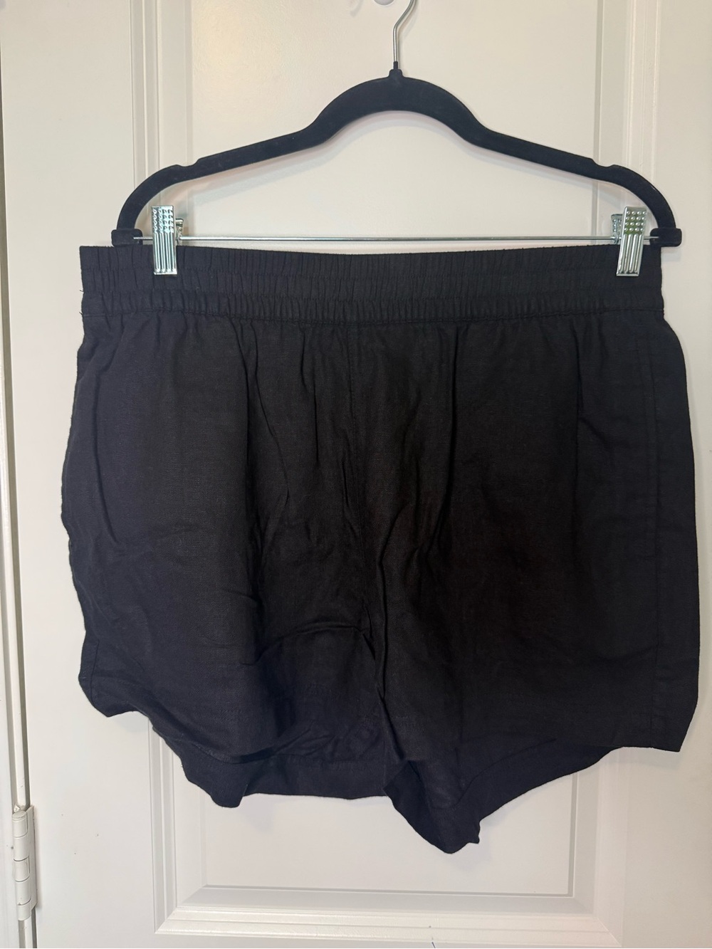 Old Navy Black Linen Shorts